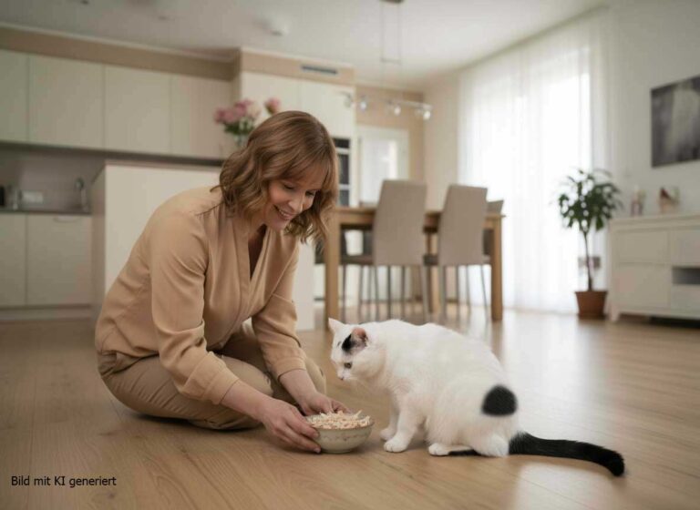 Katze füttern